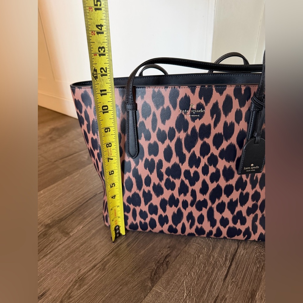 Kate Spade Schuyler Spotted Animal Print Medium Tote - Picture 9 of 15